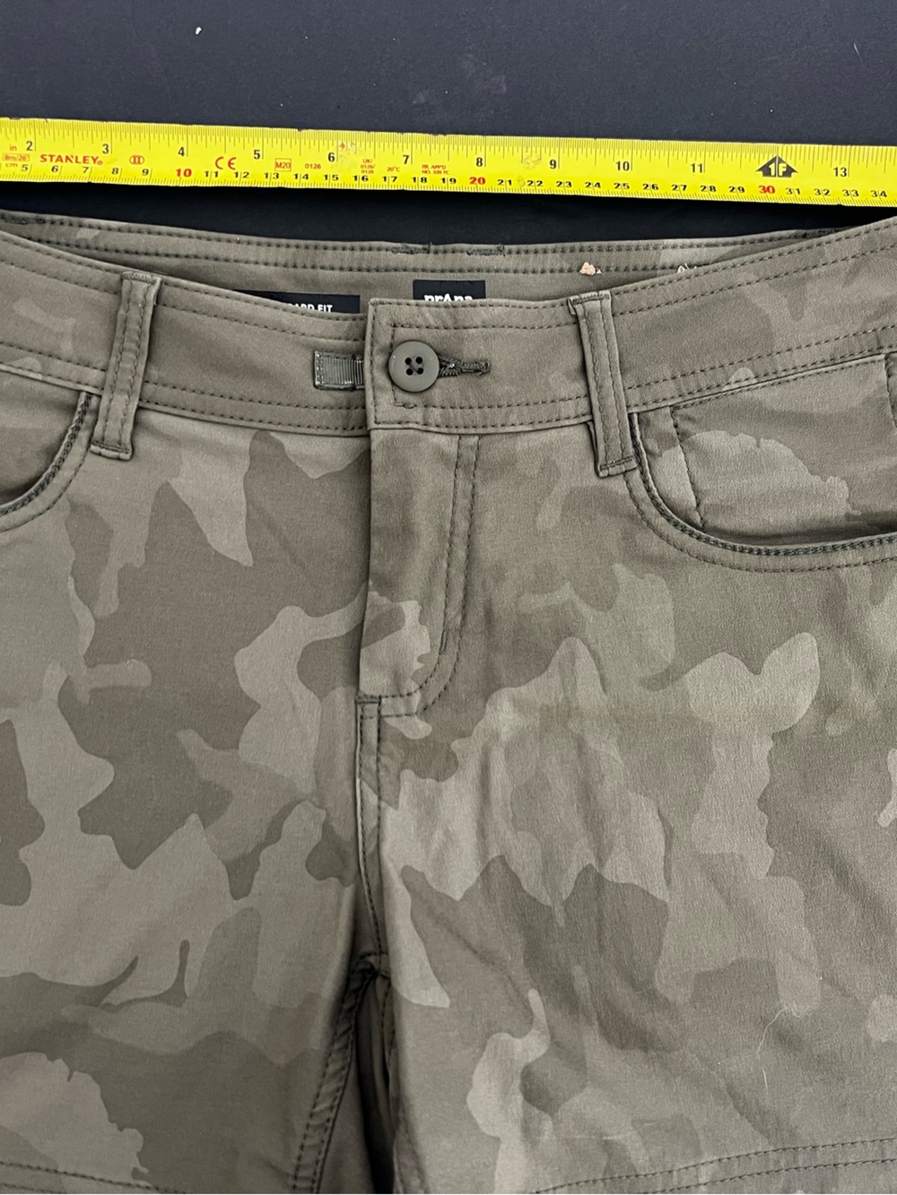Prana Women's Olive Camo Cargo Shorts